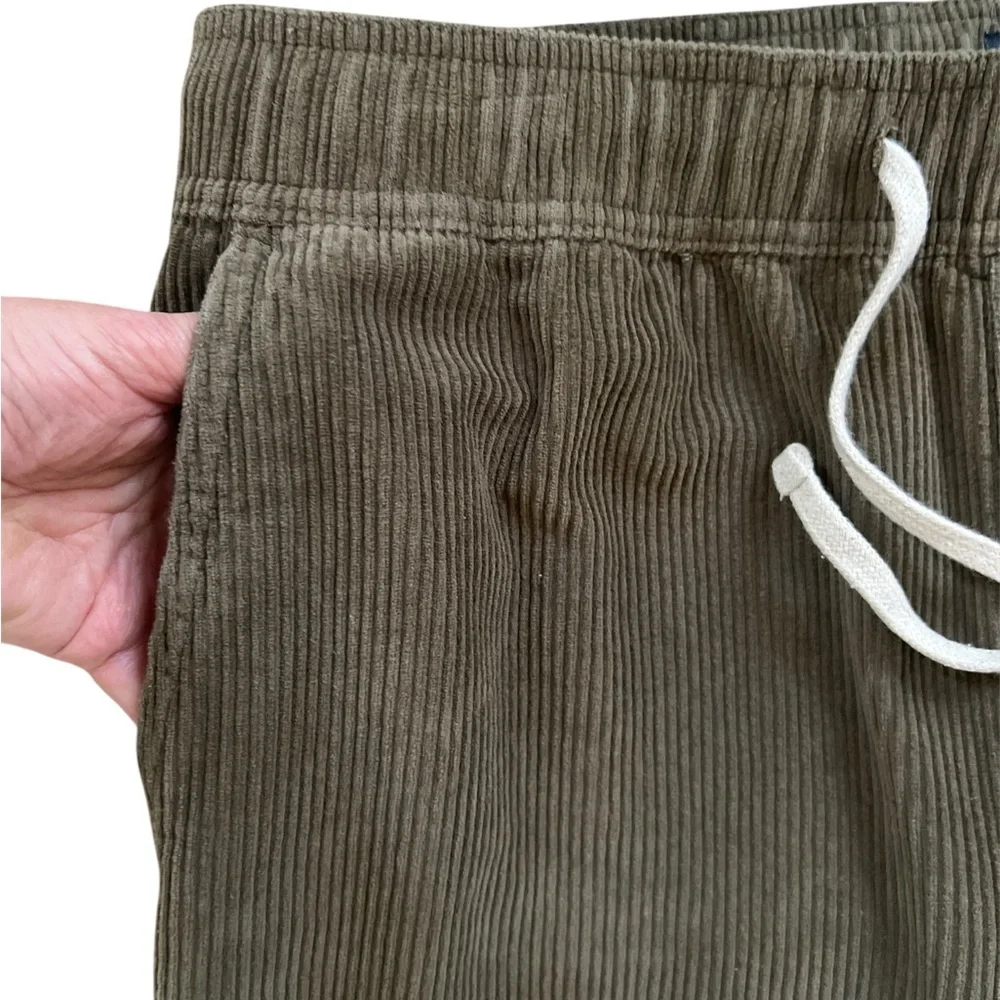 RSQ Men's Olive Green Pull‎ On Straight Leg Corduroy Pants Size Large